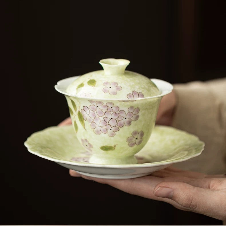Purple Floral Gaiwan : - Seekcase