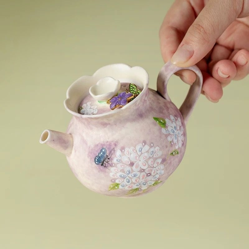 Butterfly Flower Teapot : - Seekcase