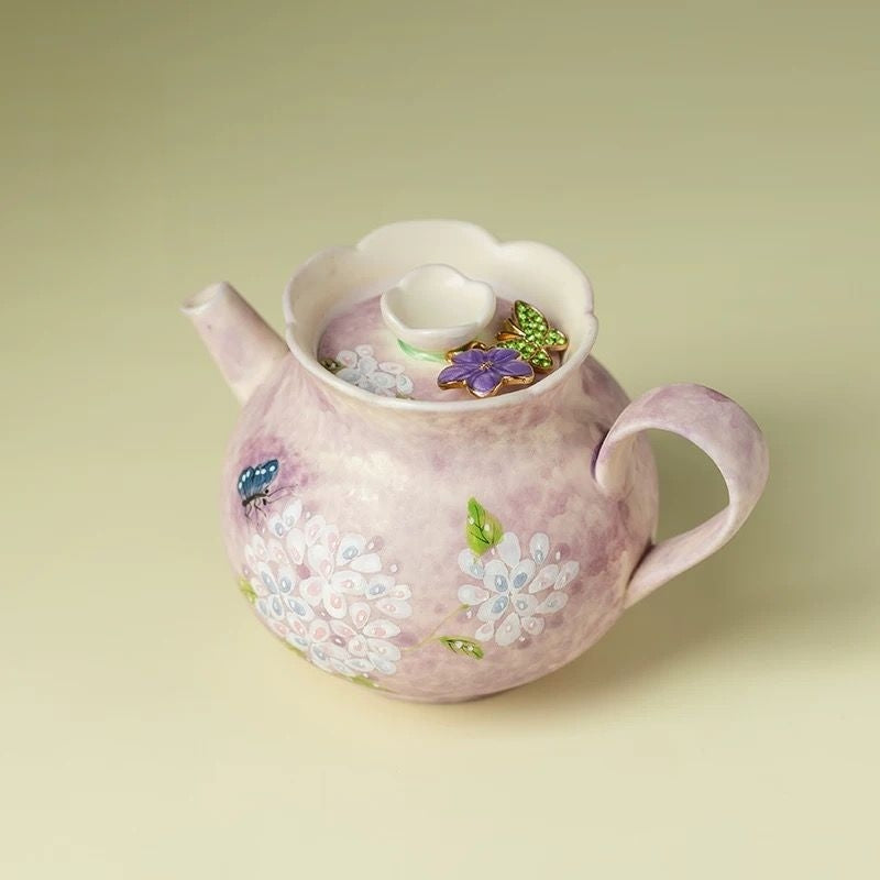 Butterfly Flower Teapot : - Seekcase