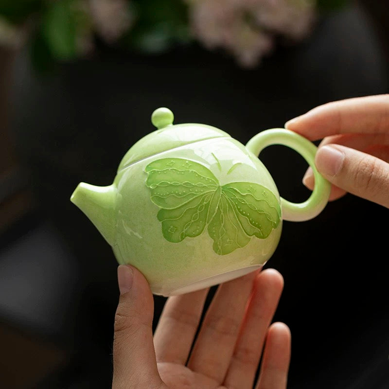 Green Butterfly Teapot : - Seekcase