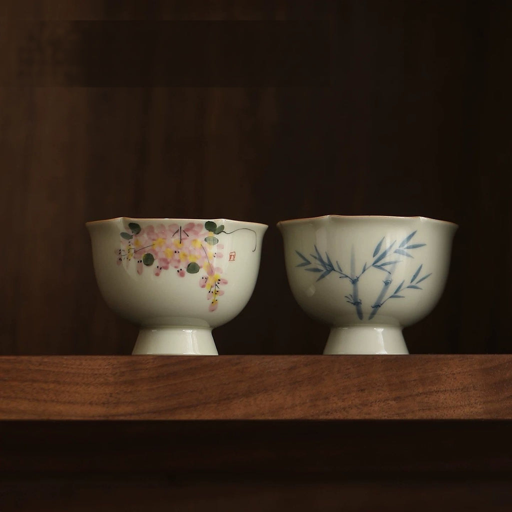 Blossom & Bamboo Tea Cup Set : - Seekcase