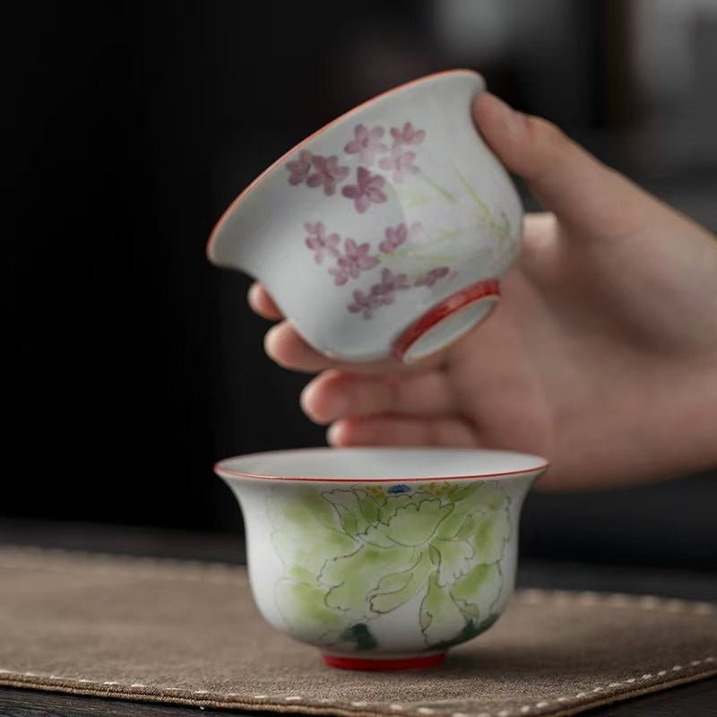 Botanical Blossom Tea Cup Set : - Seekcase
