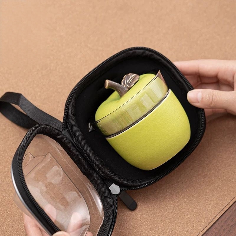 Apple Travel Tea Set : - Seekcase