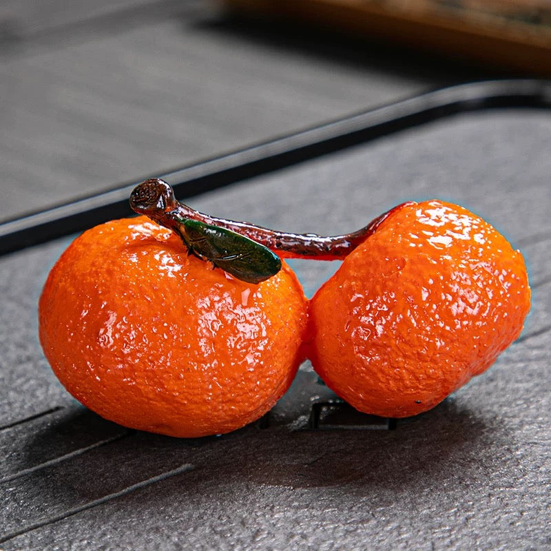 Color-Change Fruit Tea Pets : Double Orange Tea Pet - 1 PC - Seekcase