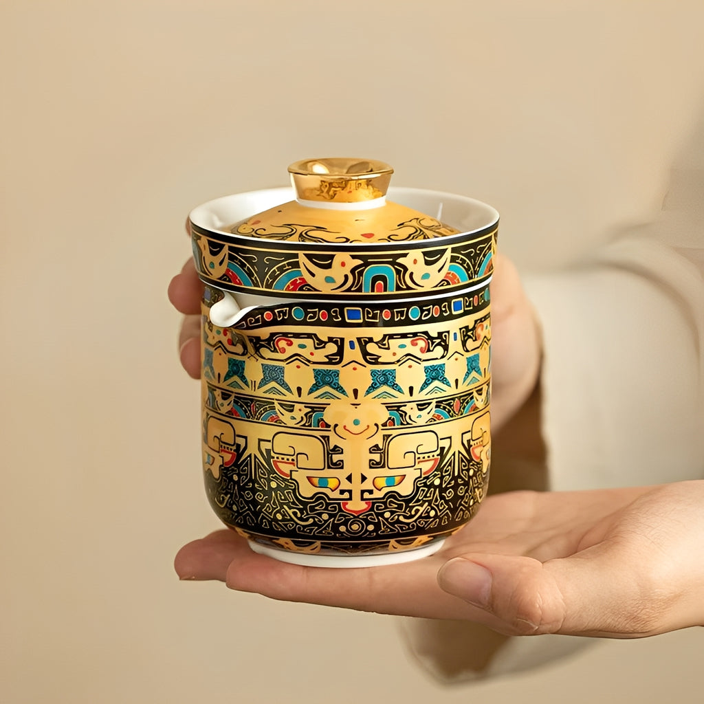 Thangka Art Travel Tea Set