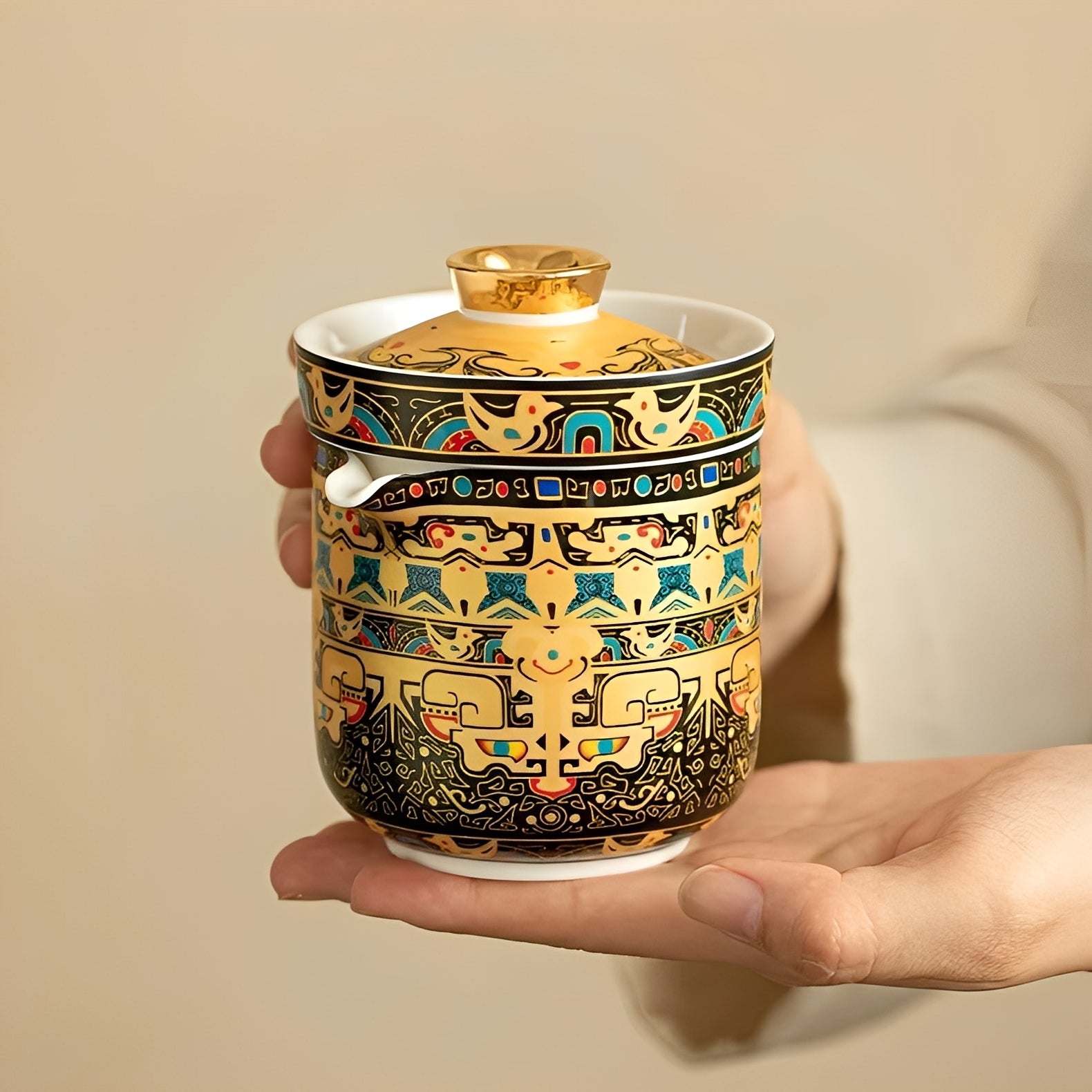 Thangka Art Travel Tea Set