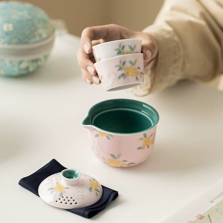 Osmanthus Travel Tea Set