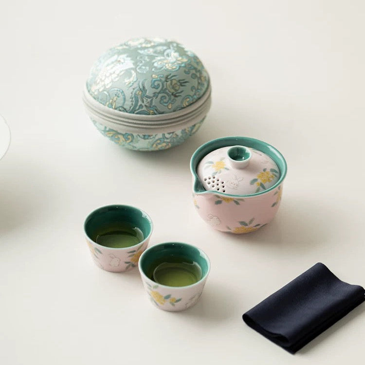 Osmanthus Travel Tea Set