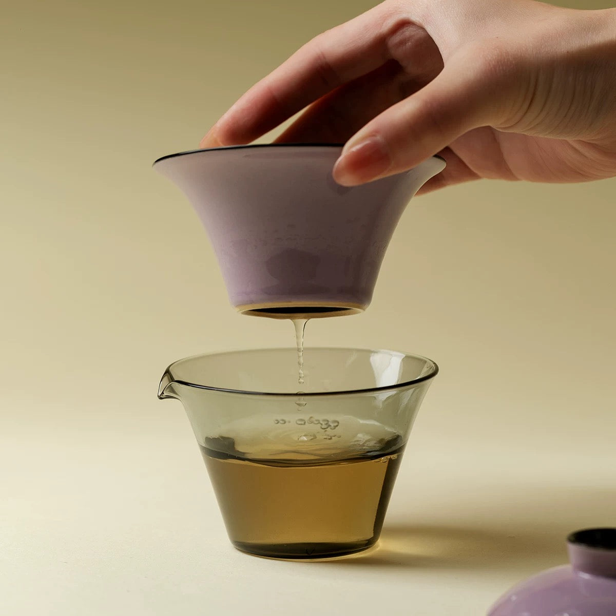Purple Gaiwan Travel Tea Set