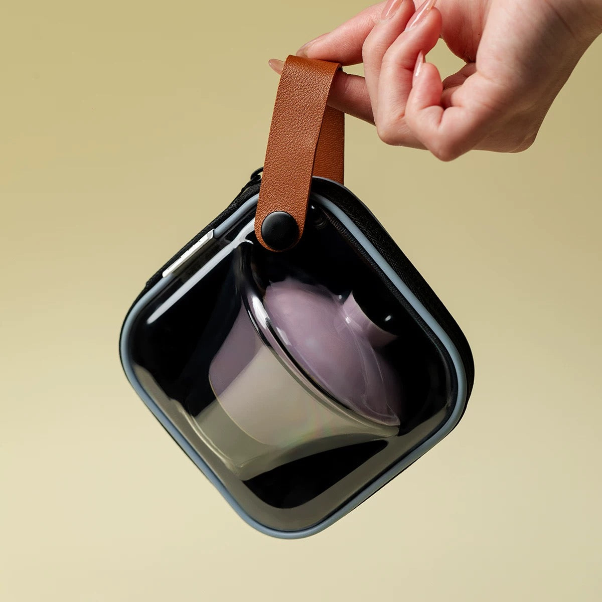 Purple Gaiwan Travel Tea Set