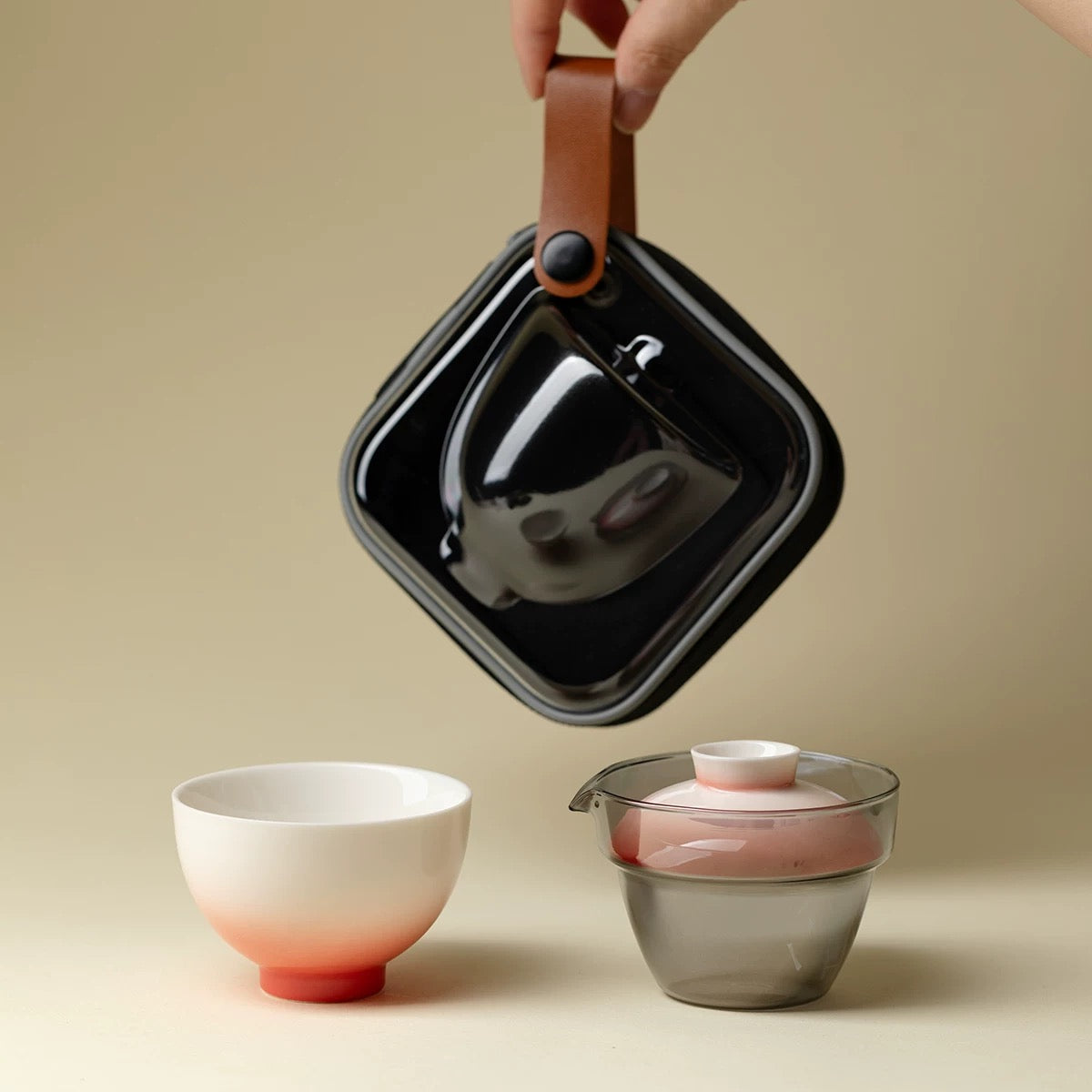 Gradient Gaiwan Solo Travel Tea Set