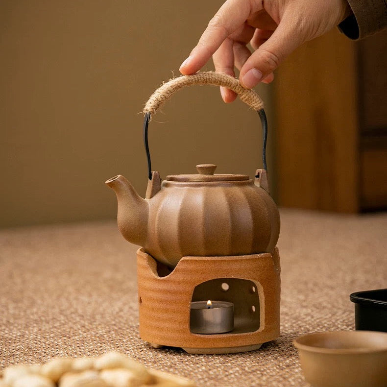 Pumpkin Minimalist Camping Tea Set
