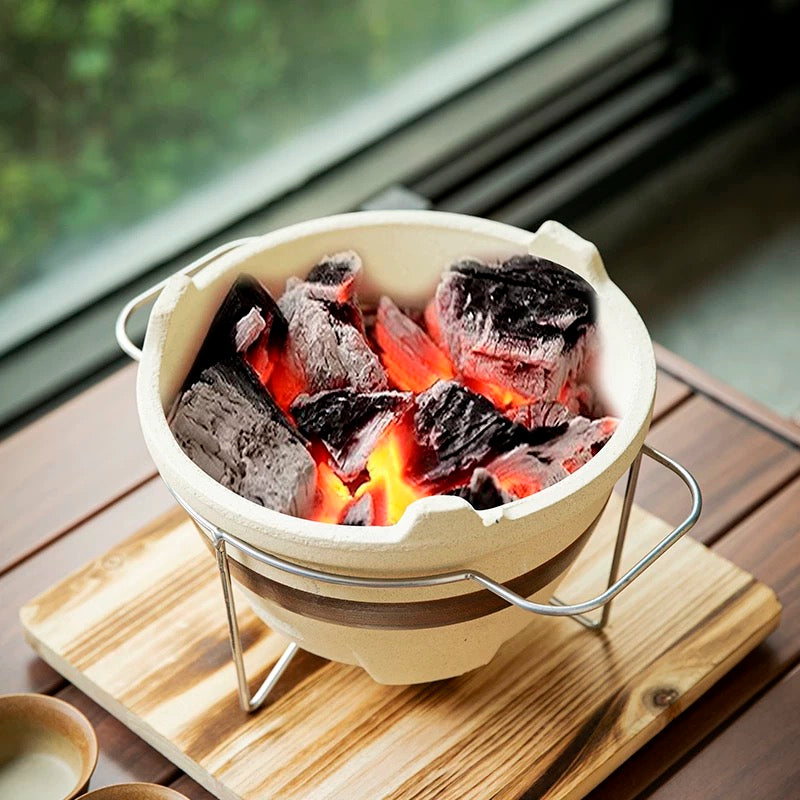 Charcoal Camping Tea Set