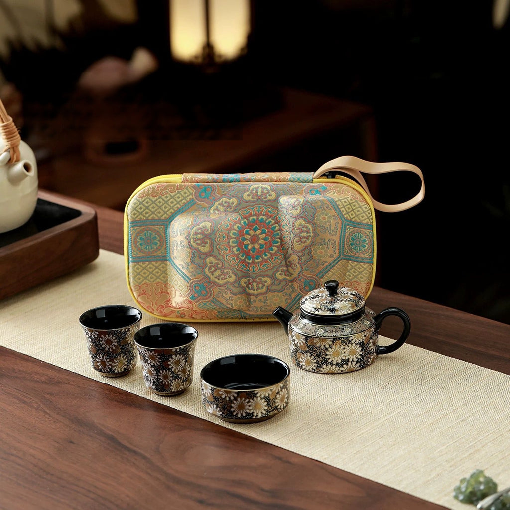 Daisy Portable Office Tea Set