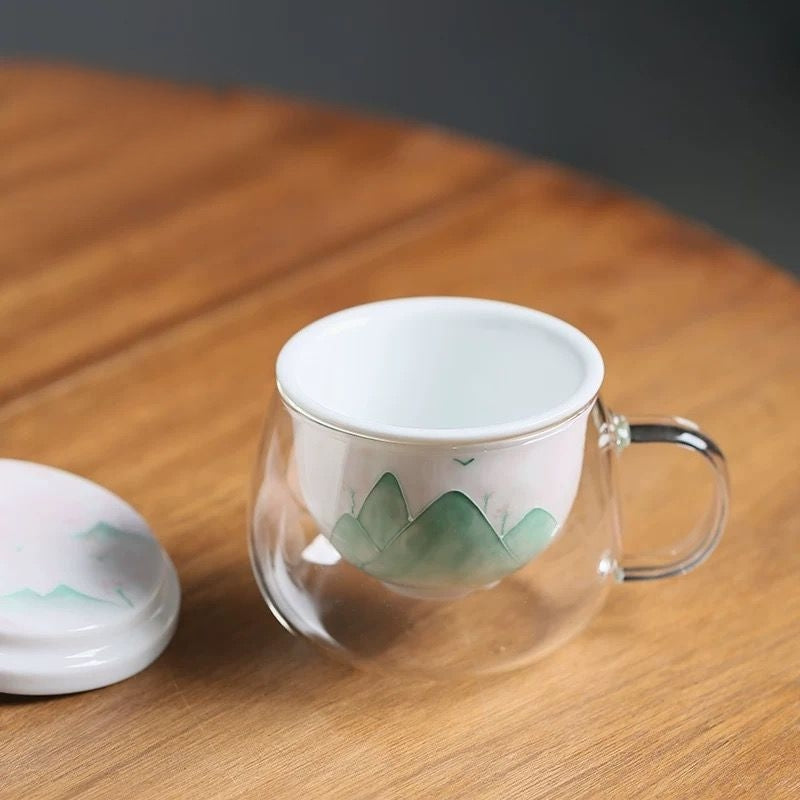 Mountain Peak All-in-One Tea Mug : - Seekcase