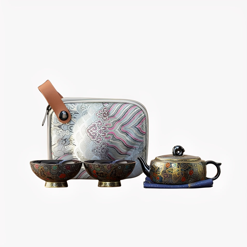 Obsidian Maximalist Travel Tea Set