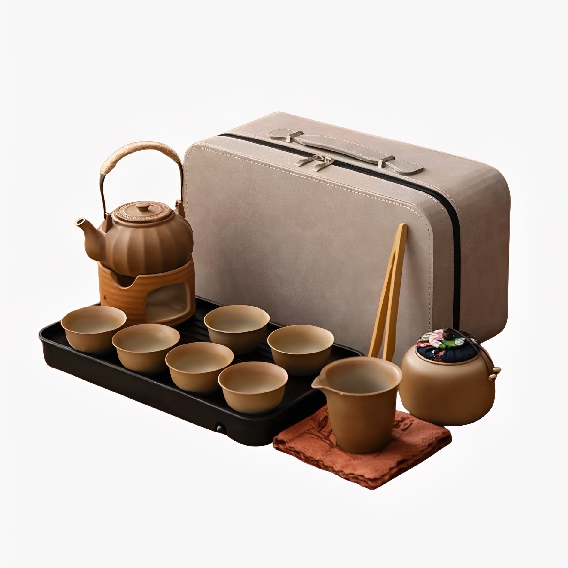 Pumpkin Minimalist Camping Tea Set