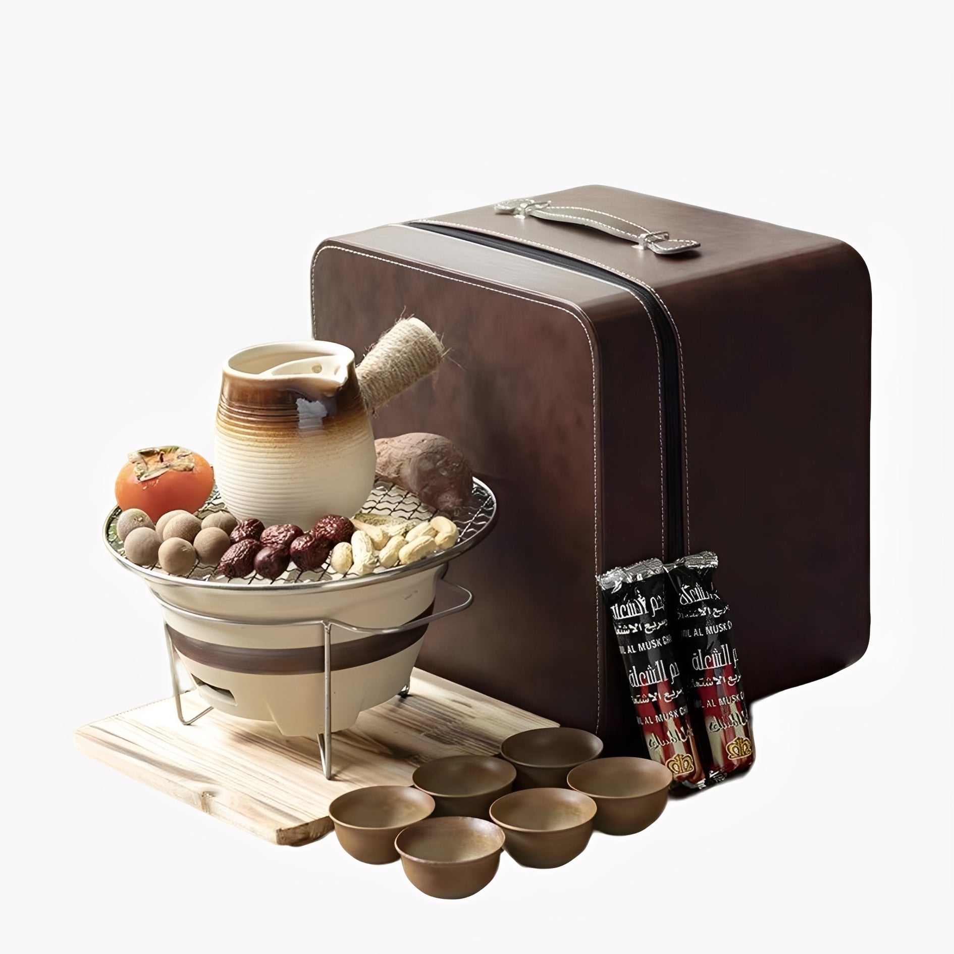 Charcoal Camping Tea Set
