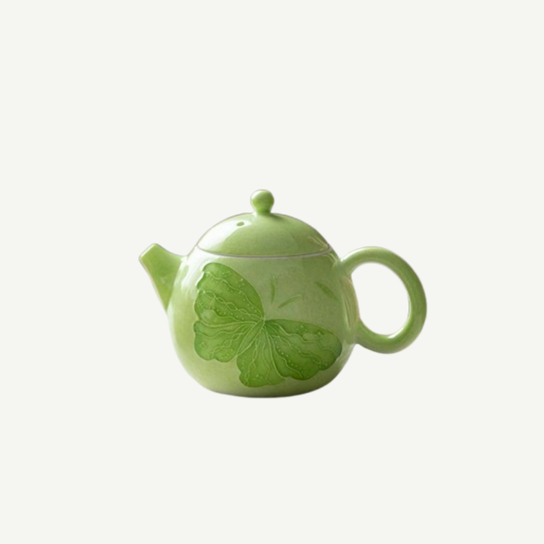 Green Butterfly Teapot : - Seekcase