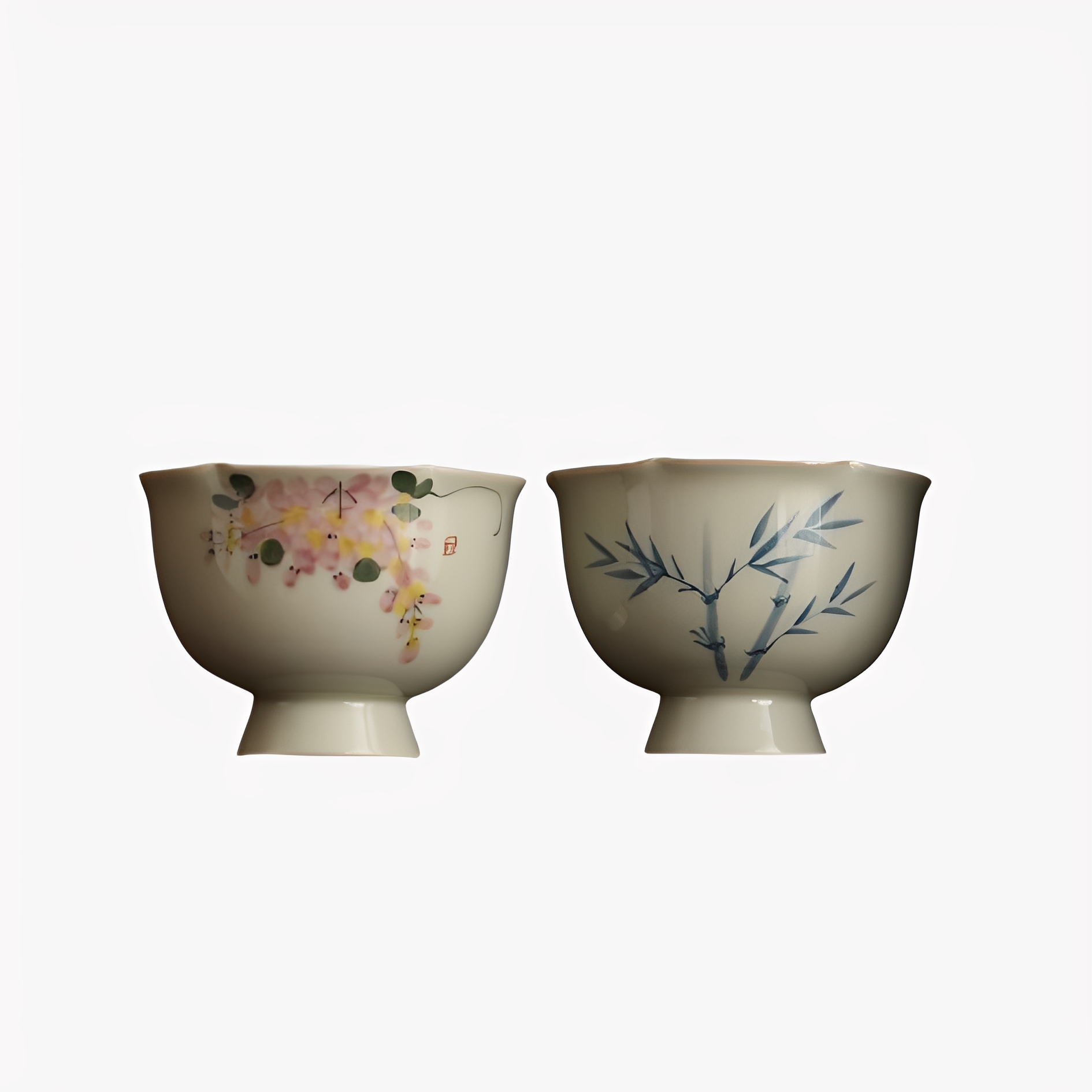 Blossom & Bamboo Tea Cup Set : - Seekcase
