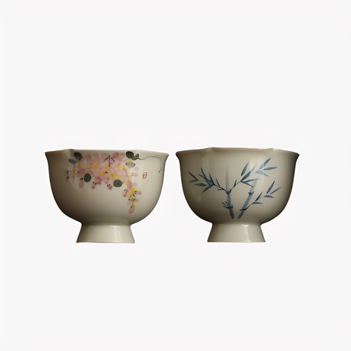 Blossom & Bamboo Tea Cup Set : - Seekcase