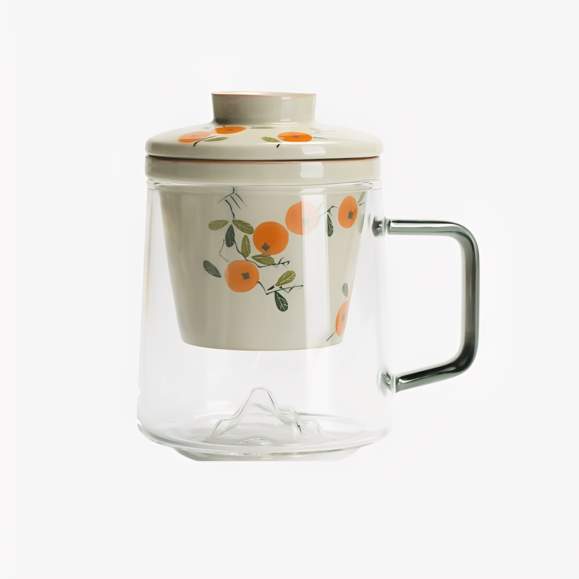 Persimmon All-in-One Tea Mug : - Seekcase