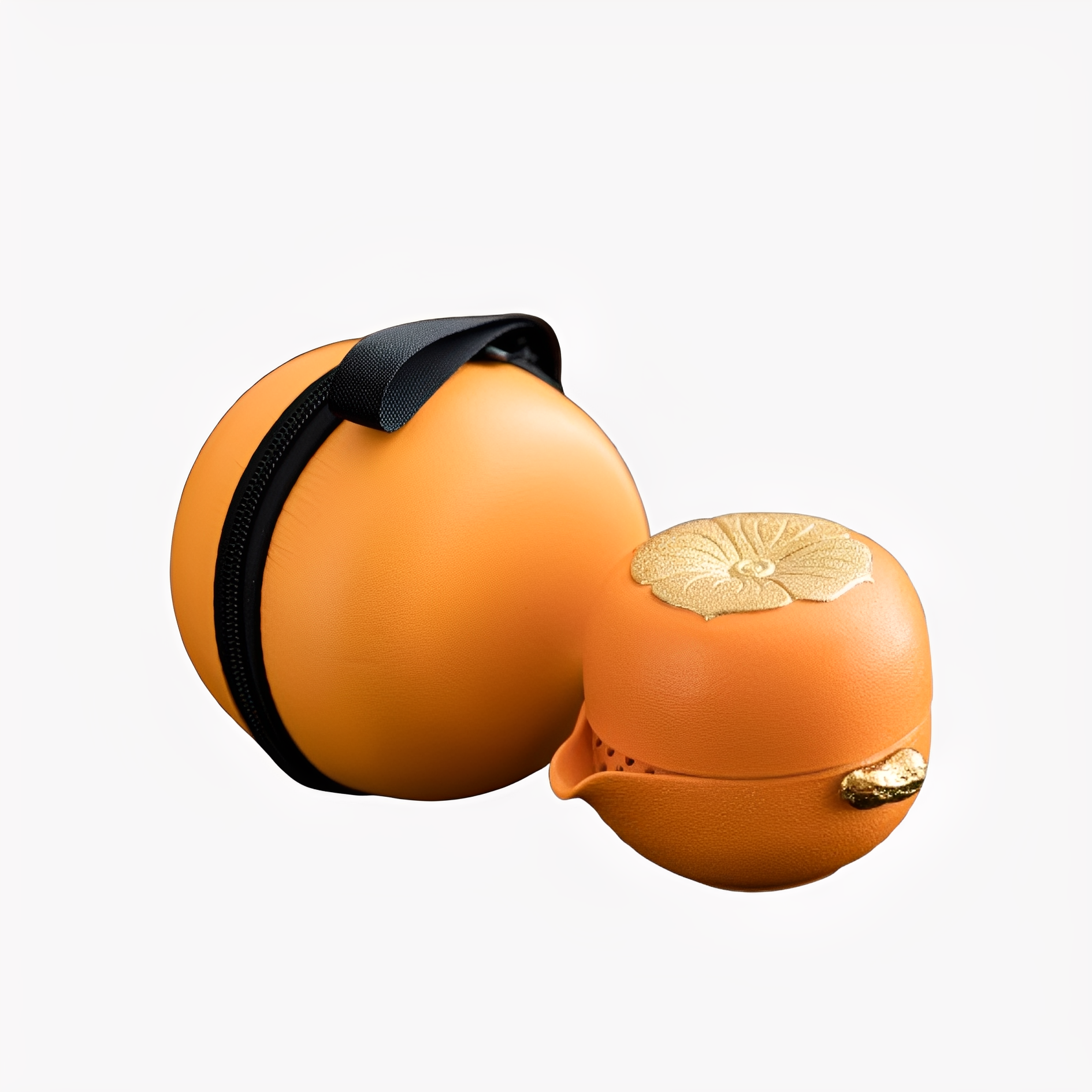 Persimmon Travel Tea Set : - Seekcase