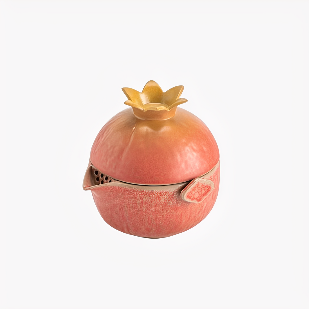Pomegranate Travel Tea Set : - Seekcase