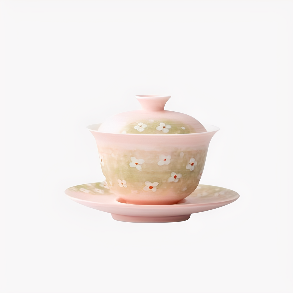Small Floral Gaiwan : - Seekcase