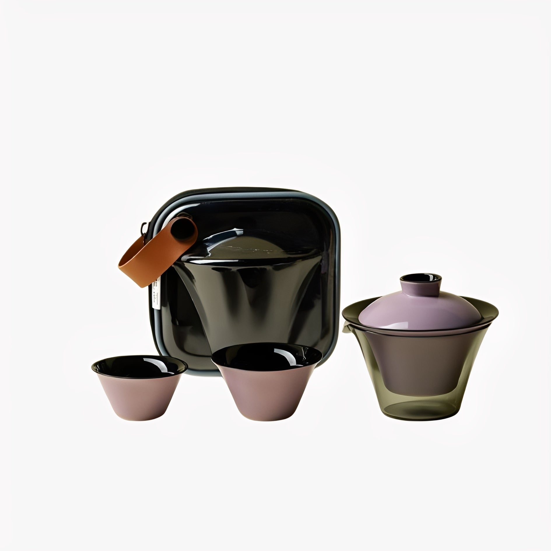 Purple Gaiwan Travel Tea Set