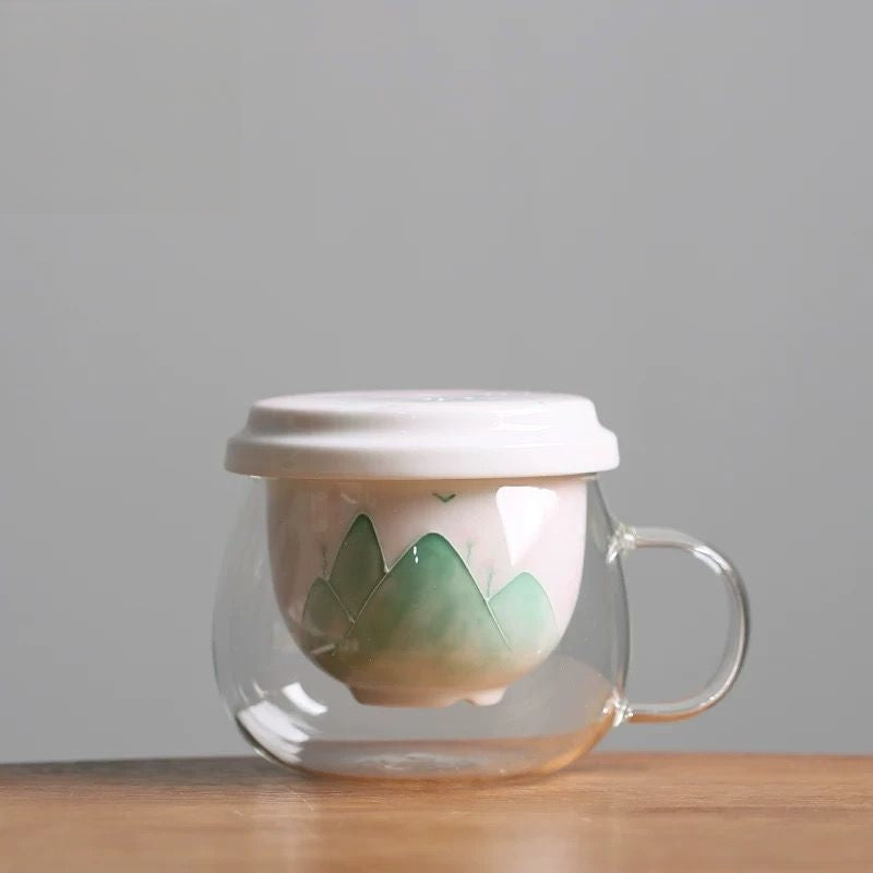 Mountain Peak All-in-One Tea Mug : - Seekcase